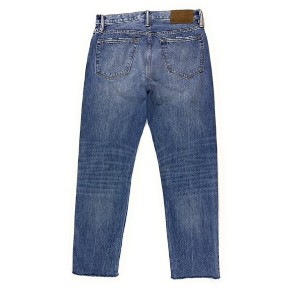 Todd Snyder Selvedge Straight Leg Jeans 12.5oz Cotton Distressed Denim Sz 30x29 - Picture 4 of 12